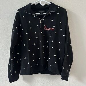 Cynthia Rowley Heart Quarter Zip